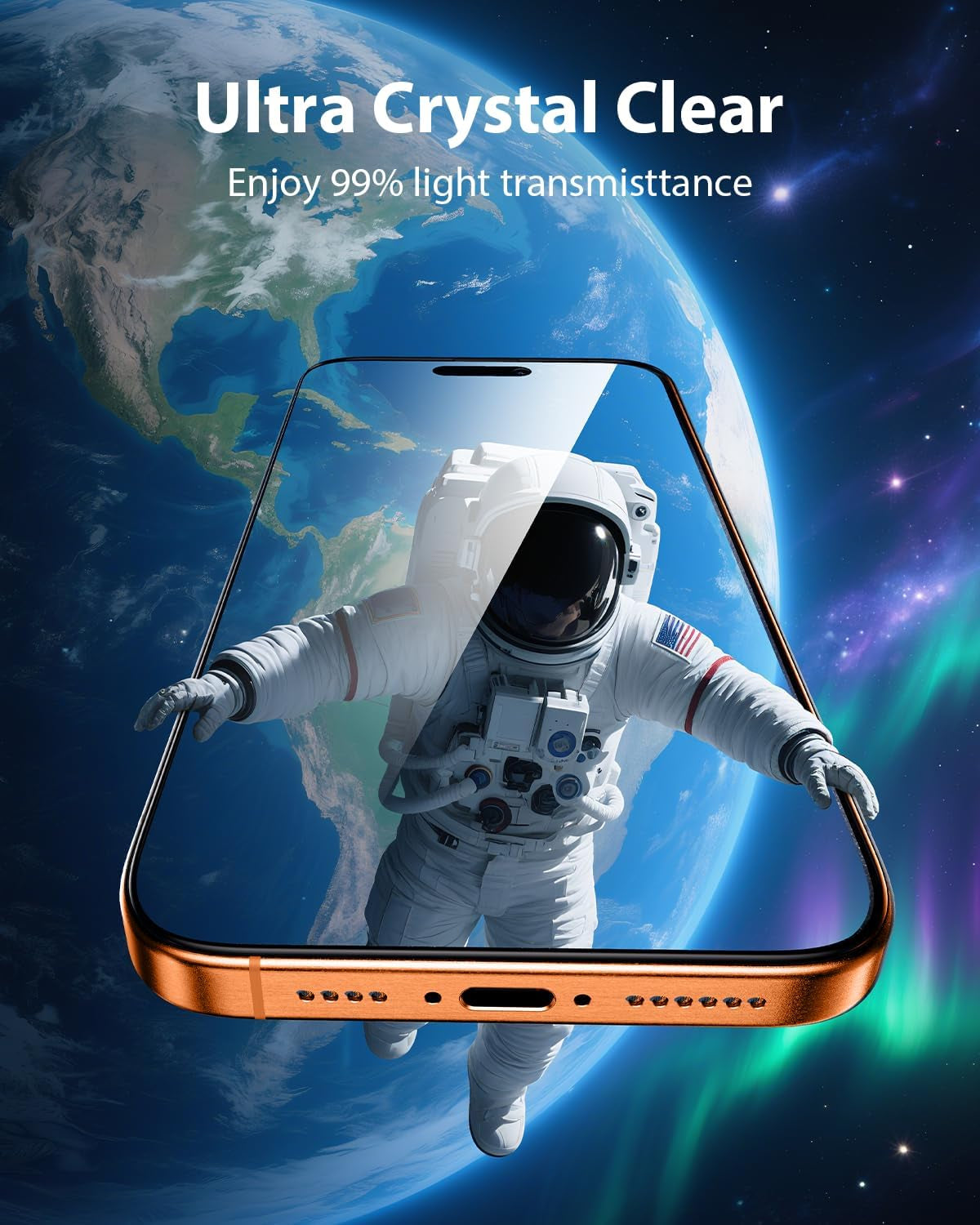 3 Pack Screen Protector for Iphone 17 Pro Max 6.9"，[9H+ Tempered Glass] [Easy Installation Frame][Military-Grade Drop Protection] HD Clear, Anti-Scratch, Bubble Free