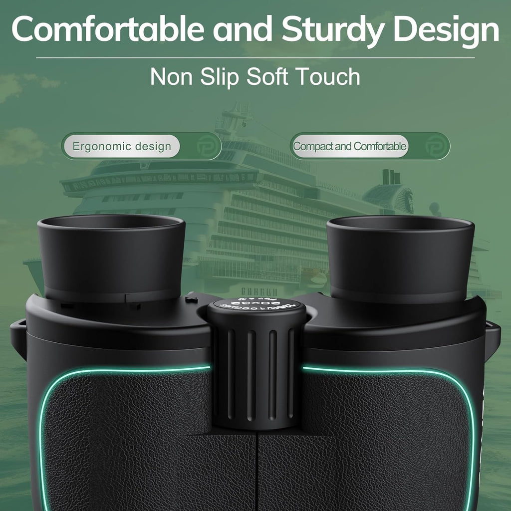 Compact Binoculars for Adults High Powered -  20X32 Small Binoculars for Adults Kids with Low Light Vision for Hunting Cruise Ship Travel Concert Hiking