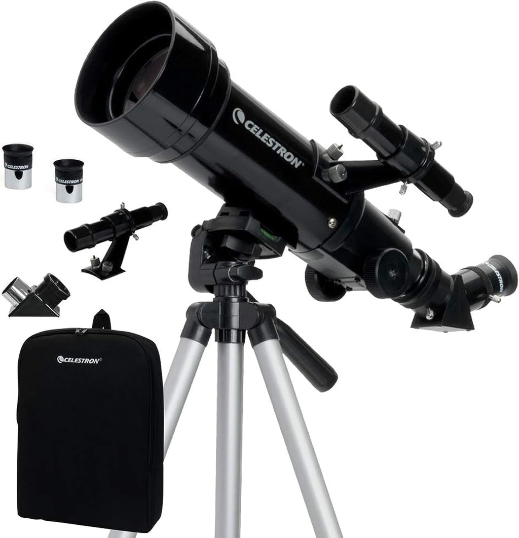 Travel Scope 70 Portable Refractor Telescope – 70Mm Aperture, Fully-Coated Glass Optics – Includes Tripod, Backpack & Software – Ideal for Beginners & Travel