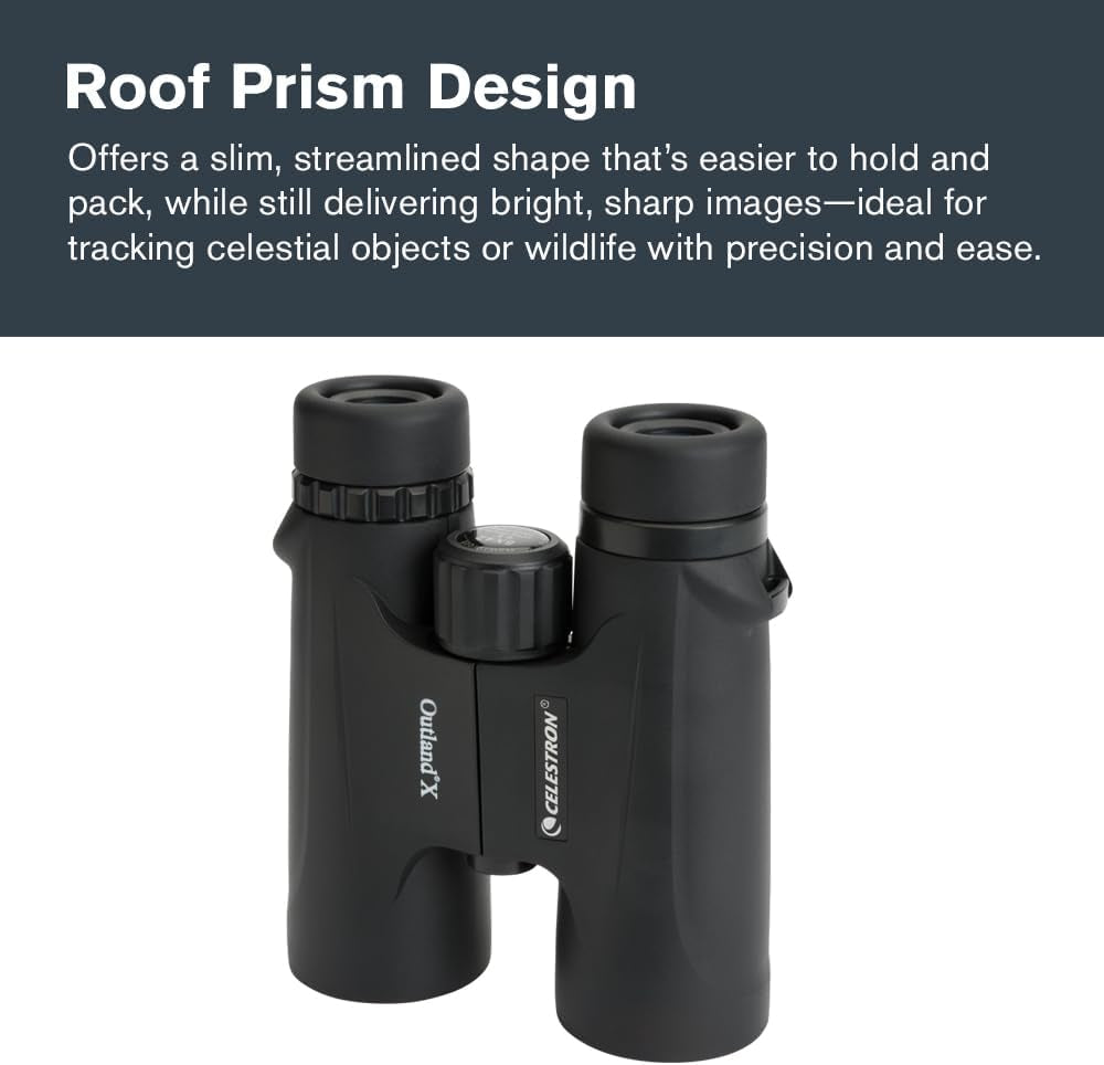 - Outland X 8X42 Binoculars – Ideal for Birding and Outdoors – 42Mm Objective Lenses – Wide 7° Field of View – Bak-4 Prisms – Multi-Coated – Waterproof and Fogproof