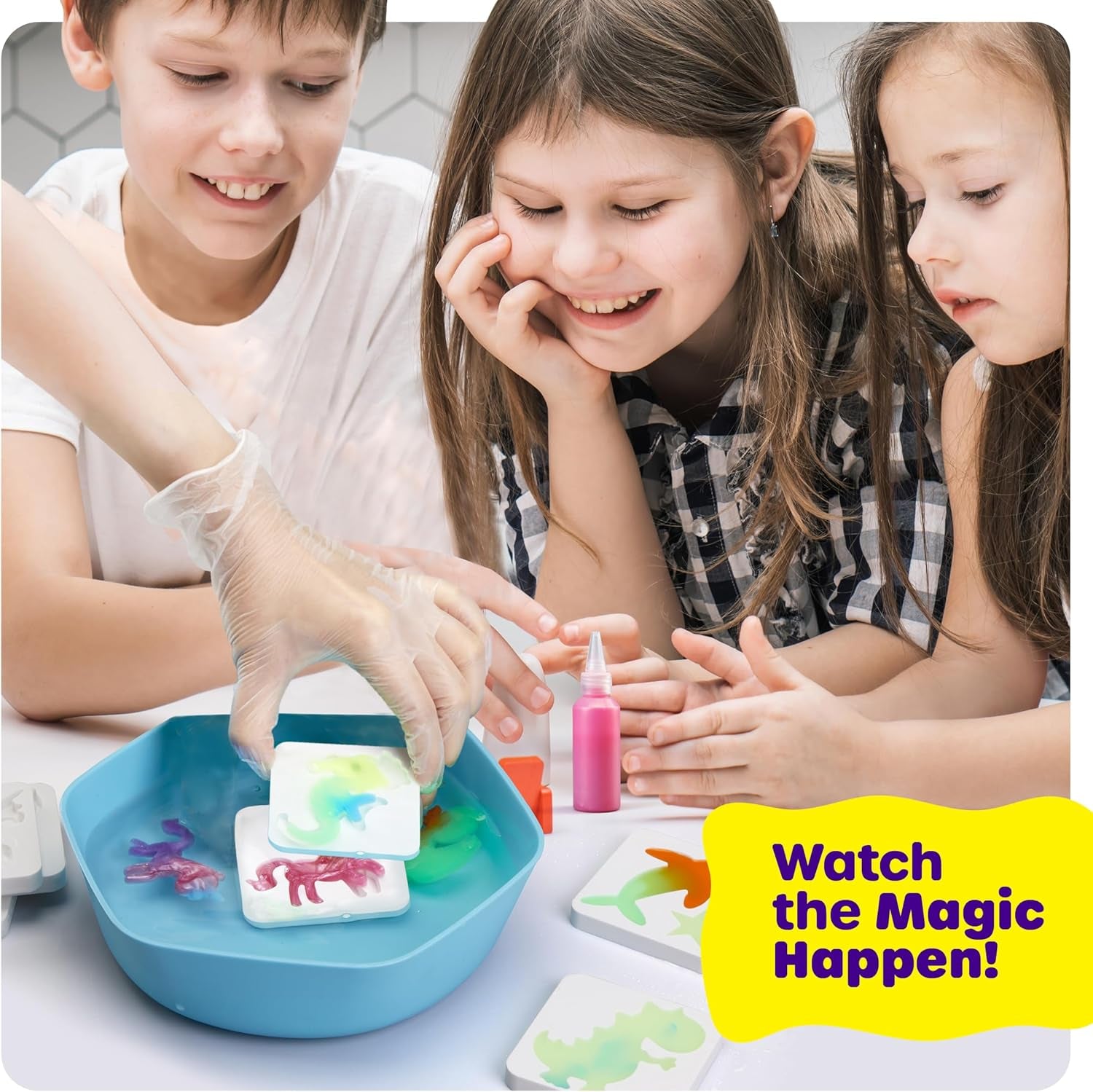 Aqua Fairy Water Gel Kit for Kids - Magic Elf Toy Kits - Waters Pets - DIY Squishy Maker Set - Craft for Kids - Make Your Own Squishies Toys Crafts for Boys & Girls