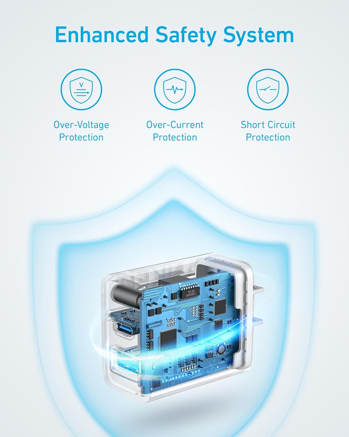 Iphone 17/16 Charger, 2-Pack 20W Fast USB C Charger Block, for Iphone 16/16 Pro Max/15 Series/Ipad Pro and More (Black, 2 Pack & 2 Cable)