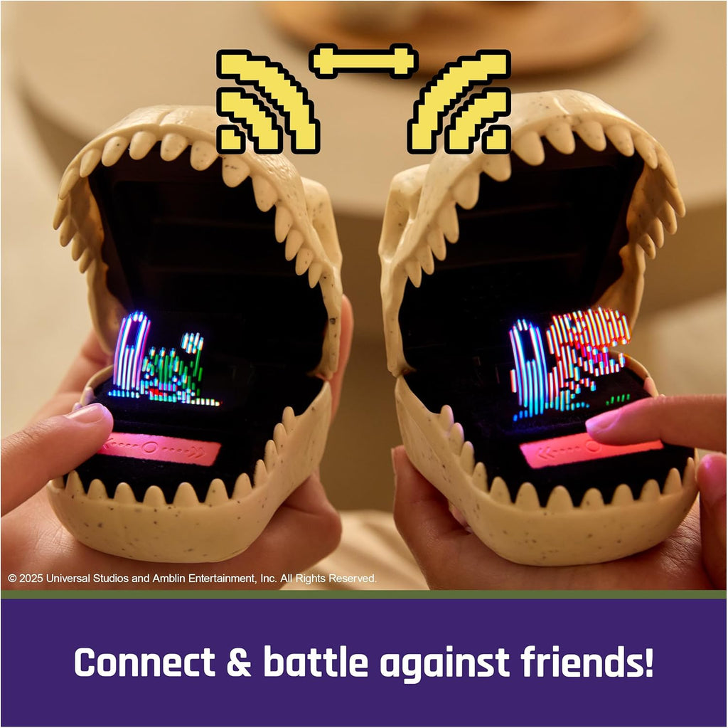 , Jurassic World Interactive Dinosaur Toy with 25 Dinosaurs Inside, Reacts to Touch, Pods Connect & Interact, Digital Pet Gifts & Stocking Stuffers for Kids