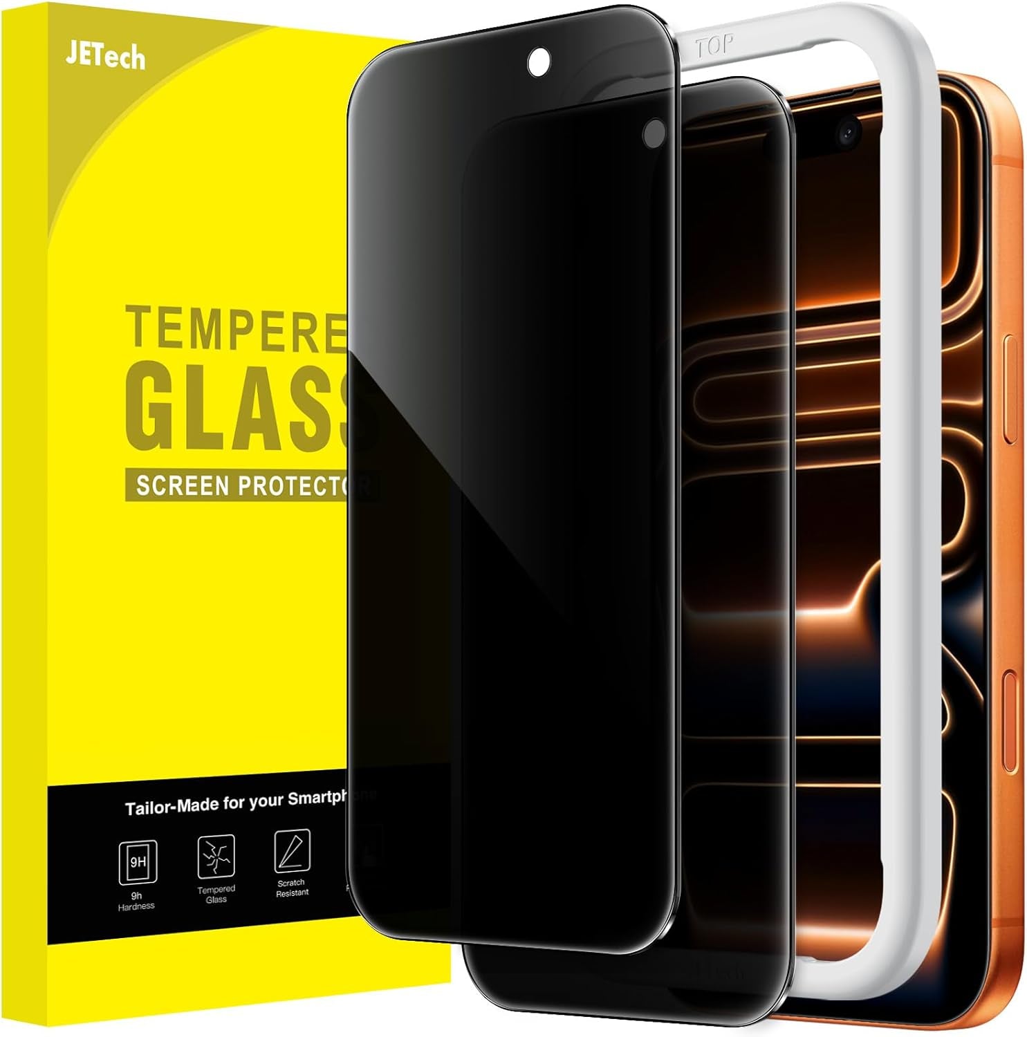Privacy Screen Protector for Iphone 17 Pro Max 6.9-Inch, Anti-Spy Tempered Glass Film with Easy Installation Tool, 2-Pack