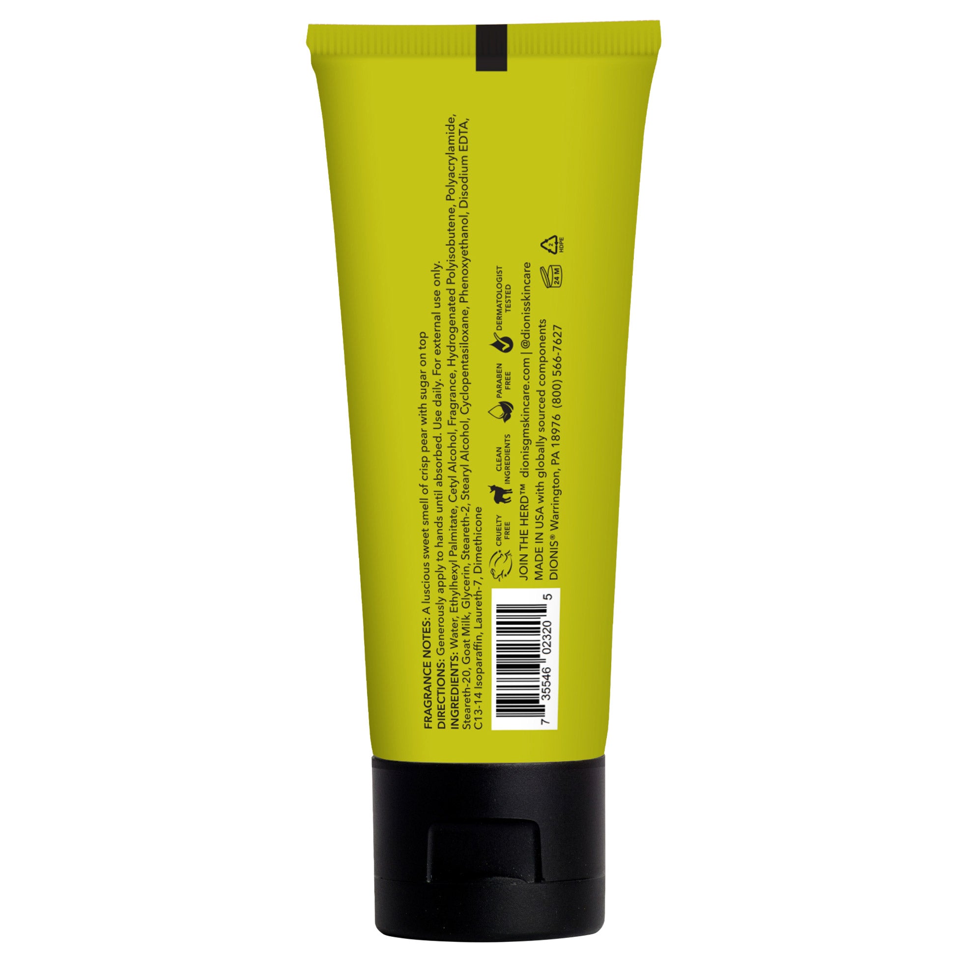 Dionis Goat Milk Hand Cream, 2.5 Fl Oz, 3-Pack