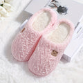 Cozy Winter Teddy Bear Slippers – Unisex Plush House Shoes