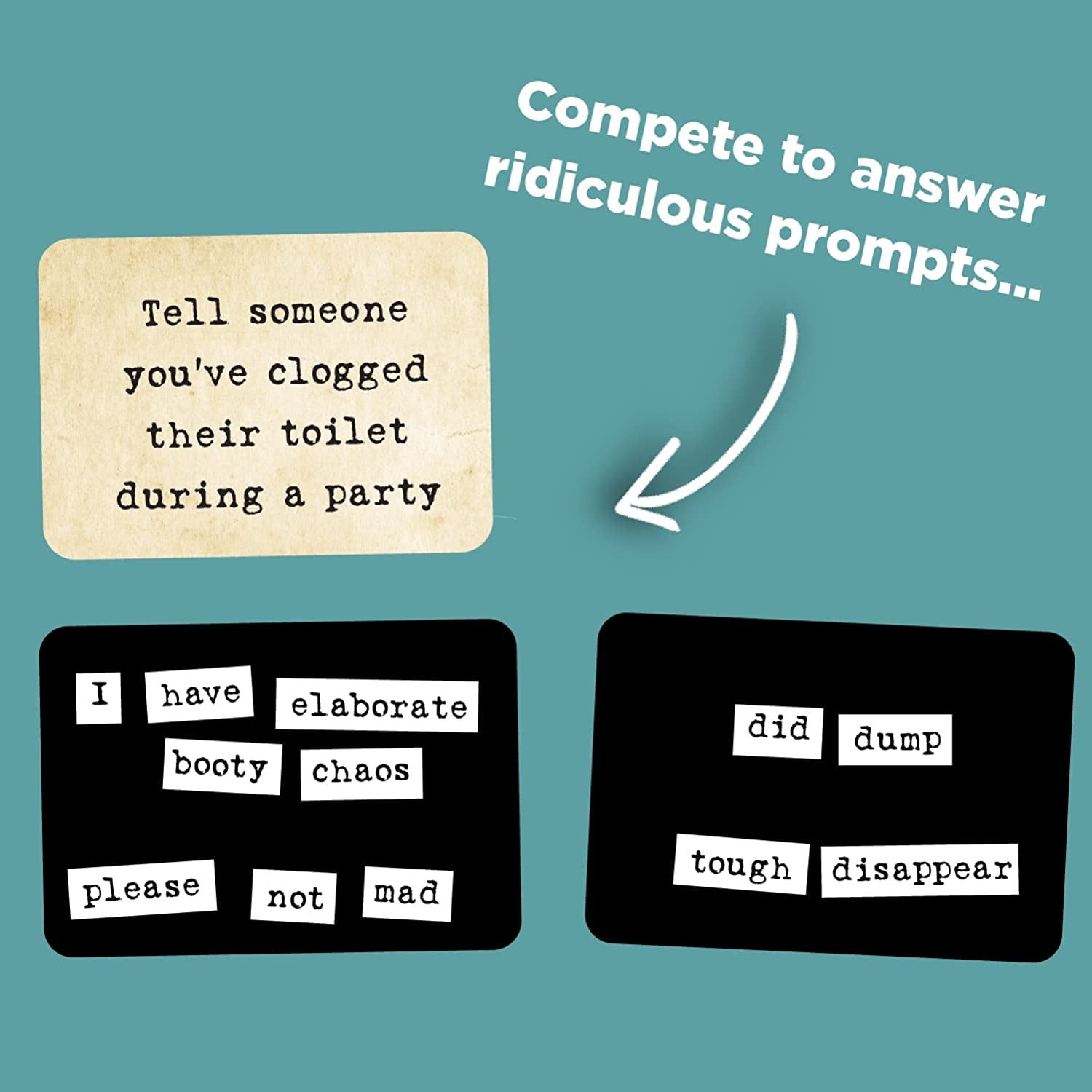 - the Ridiculous Word Magnet Party Game, 3+ Players