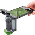Microbrite Portable Digital Pocket Microscope for Kids or Adults, Accurate 60X-120X Zoom, Handheld Microscope with Phone Clip & Smartphone App (MM-350)