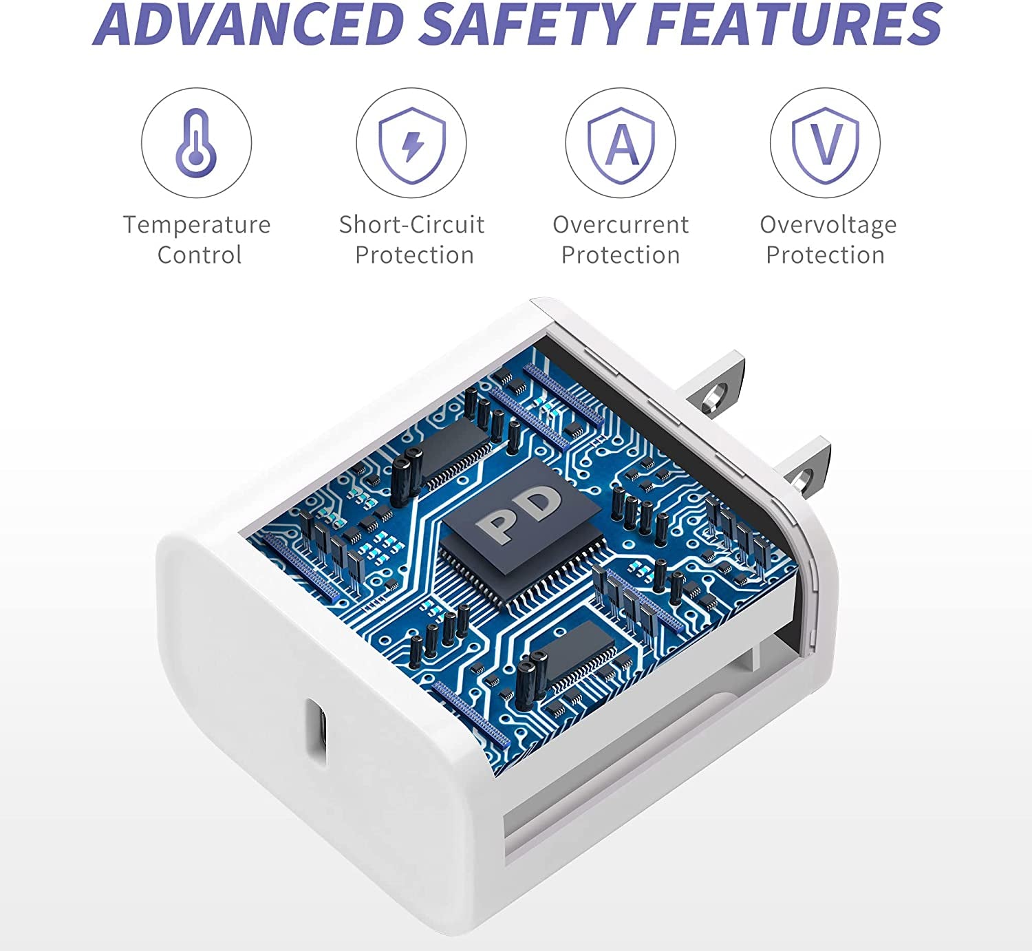 Iphone Charger Fast Charging,[Mfi Certified] 2Pack 20W Type C Fast Charger Block with [10FT&6FT] USB C to Lightning Cable Compatible for Iphone 14/13/12/11 Pro Max/Xs Max/Xr/X,Ipad