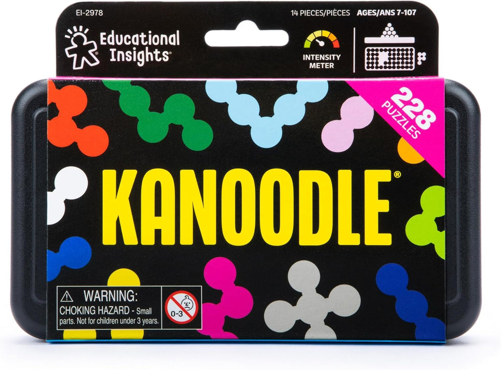 Kanoodle - Original 3D Brain Teaser Puzzle, Single Player Mind Challenge Toys, Handheld Travel Games, Challenging Logic Puzzles and Gifts for Kids, Teens & Adults Ages 7+