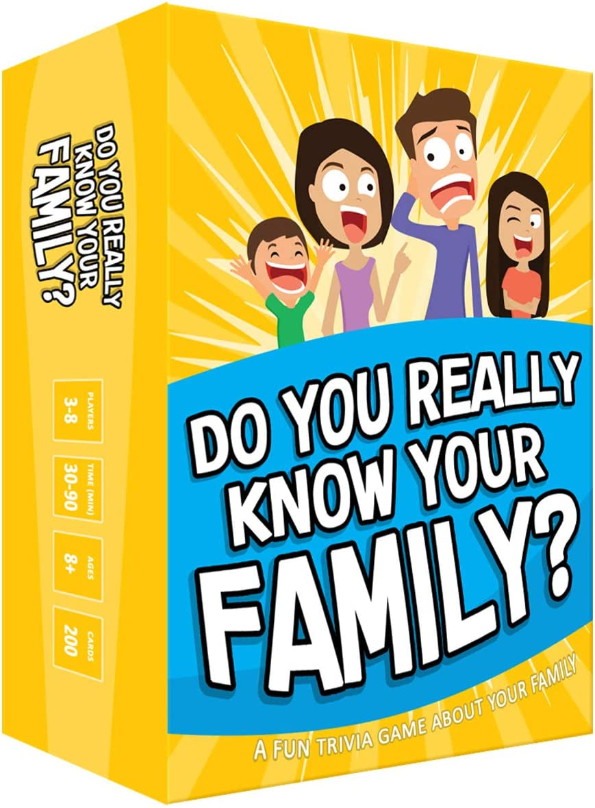 a Fun Family Game Filled with Conversation Starters and Challenges - Great for Kids, Teens and Adults