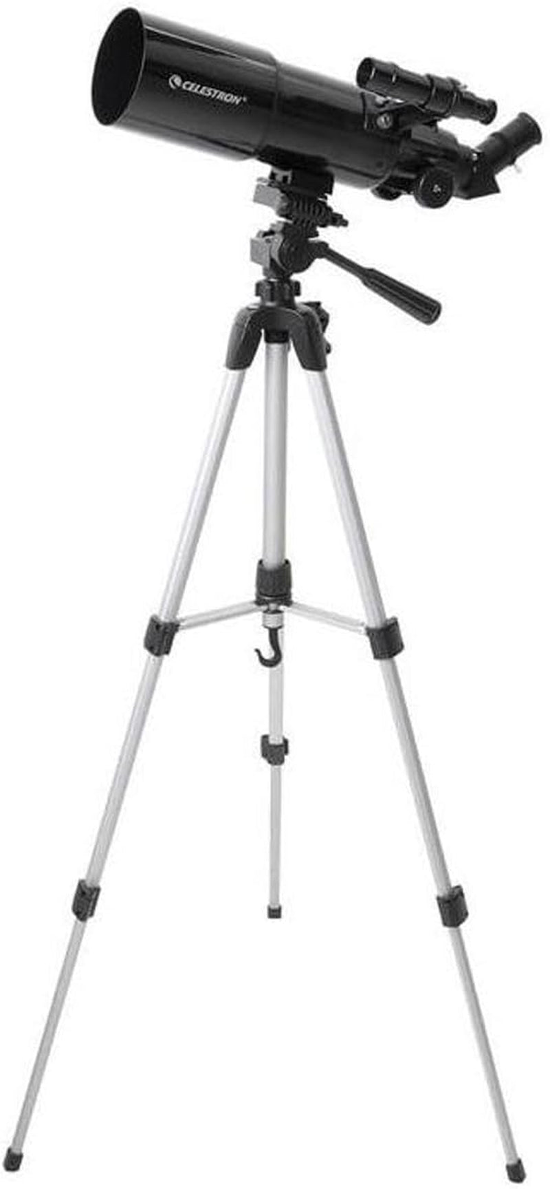 Travel Scope 80 Portable Refractor Telescope – 80Mm Aperture, Fully-Coated Glass Optics – Includes Tripod, Smartphone Adapter, Backpack & Software – Ideal for Beginners & Travel
