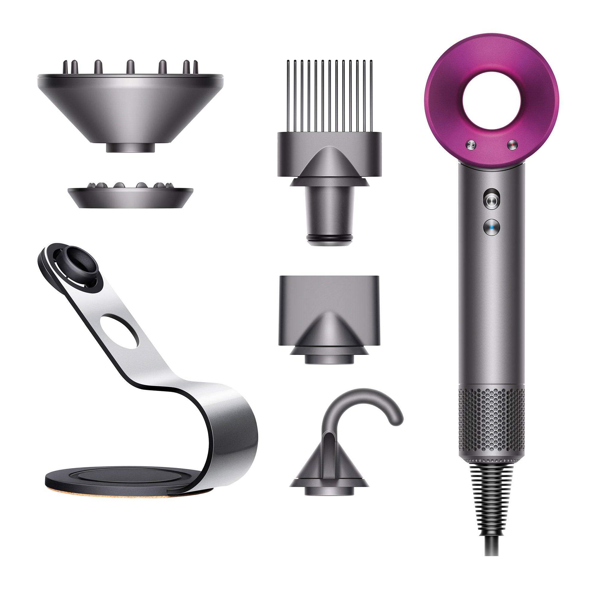 Dyson Supersonic Hair Dryer, Stand & Attachments