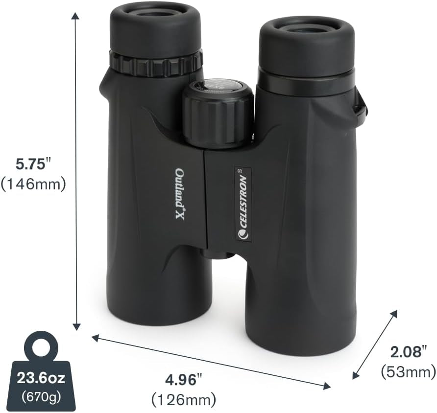 - Outland X 8X42 Binoculars – Ideal for Birding and Outdoors – 42Mm Objective Lenses – Wide 7° Field of View – Bak-4 Prisms – Multi-Coated – Waterproof and Fogproof