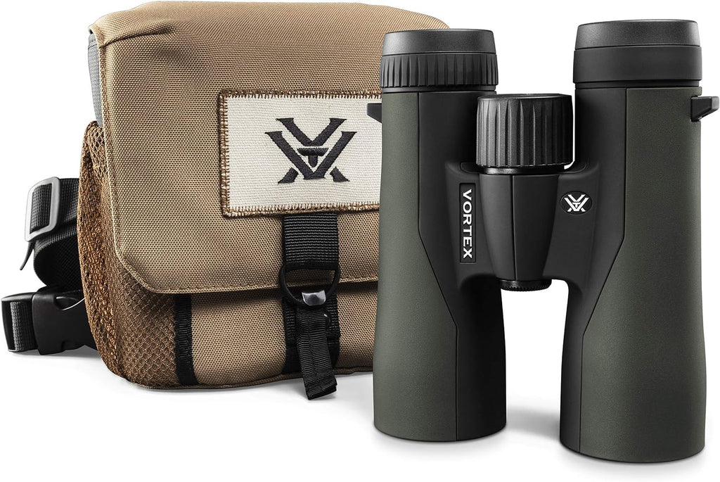 Optics Crossfire HD 10X42 Binoculars - HD Optical System, Tripod Adaptable, Rubber Armor, Waterproof, Fogproof, Shockproof, Included Glasspak - Unlimited, Unconditional Warranty