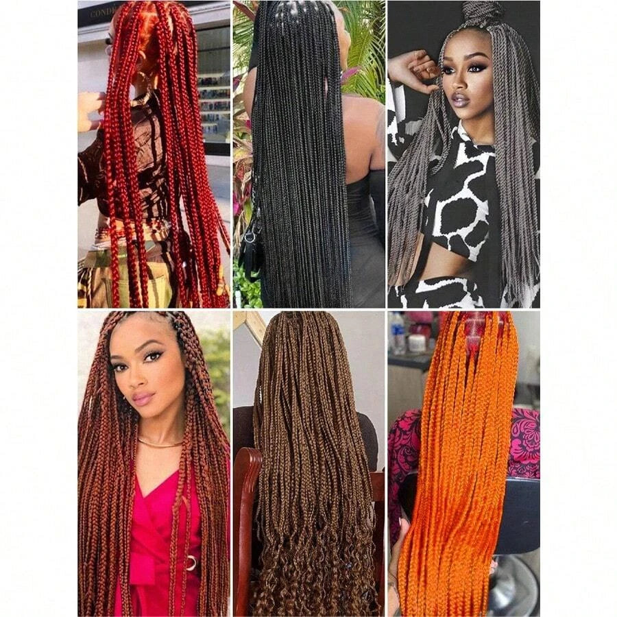 Xpression Synthetic Big Braids Crochet Hair Braids Extensions Yaki Straight Hair Women's Jumbo Braids Hair Daily Wear