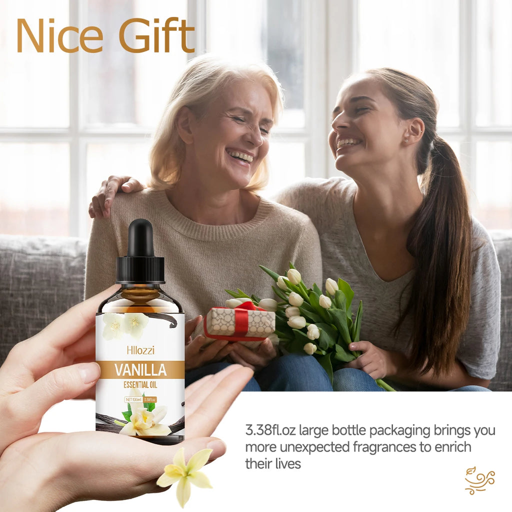 30ml/60ml/100ml Vanilla Skin Care Essential Oil Plant Extract Essential Oil for Body Care