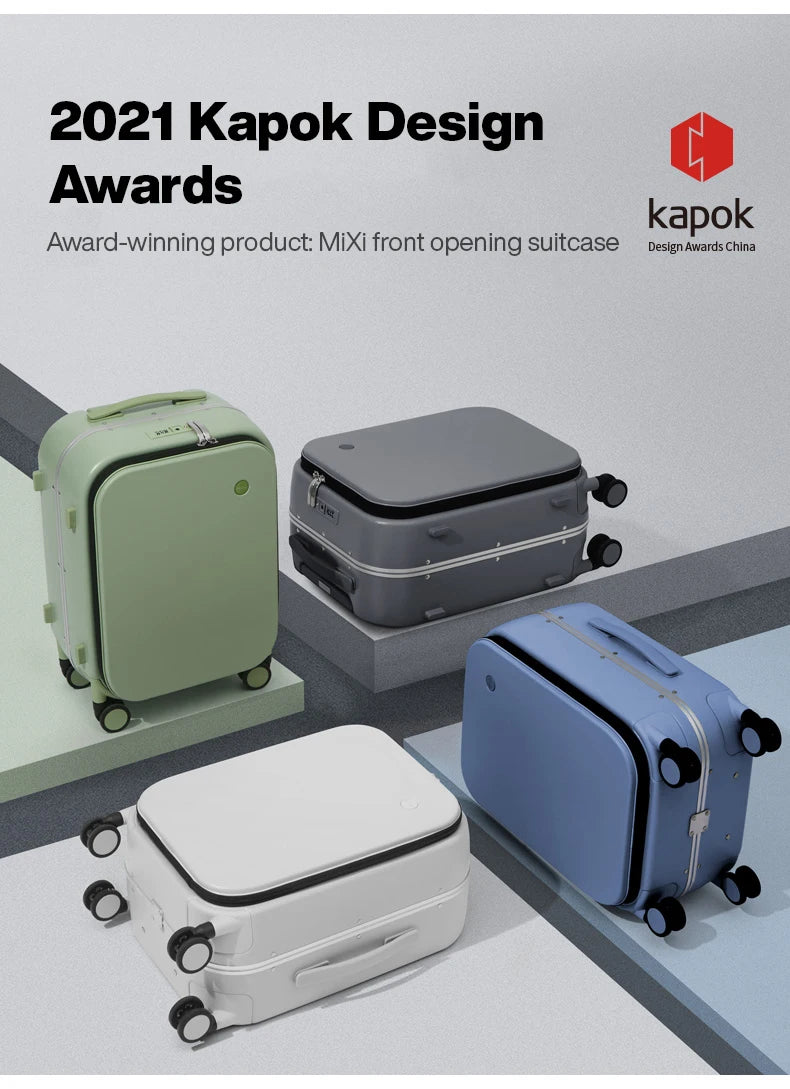 Mixi Patent Design Aluminum Frame Suitcase Carry On Rolling Luggage Beautiful Boarding Cabin 18 20 24 Inch M9260