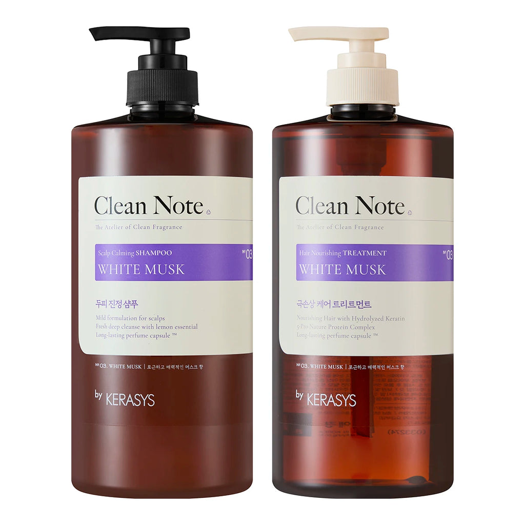 Kerasis Clean Note White Musk Shampoo/Treatment 1L + Body Wash 180ml Giveaway