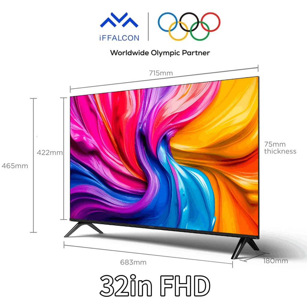 iFFALCON  Smart TV 32 inch Dolby Audio Google Cast FHD 32H55