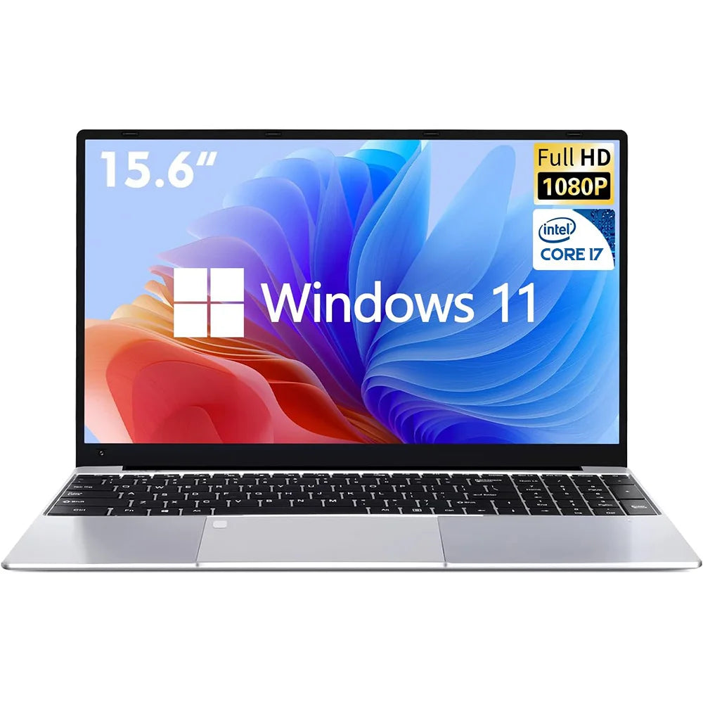 2025 15.6″ Laptop — Intel Core i7-8500Y, 16GB RAM, 1TB SSD, Fingerprint Unlock, Full HD IPS, Windows 11 Pro