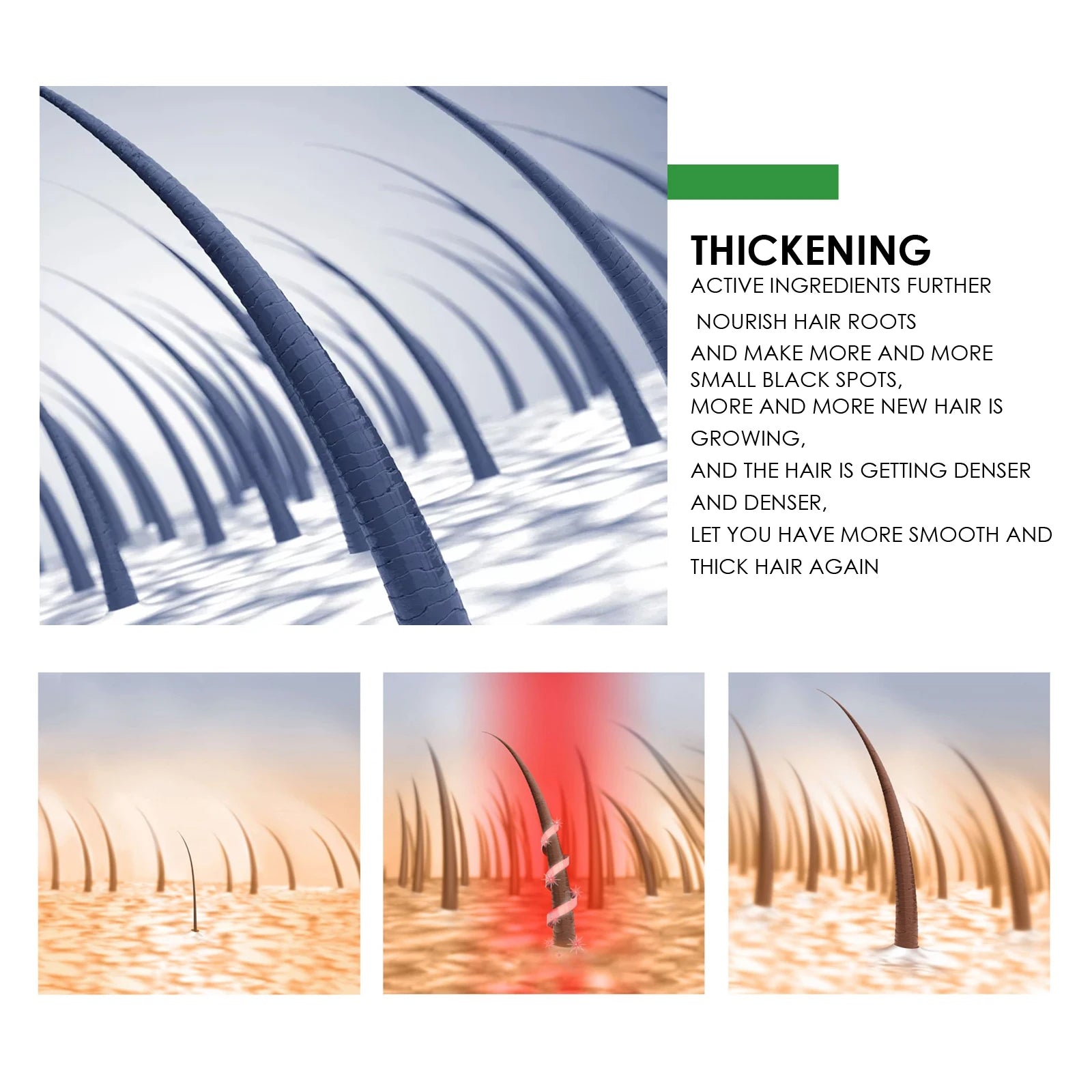 Ouhoe Organic Black Castor Oil – 60ml Hair Growth & Scalp Repair Serum