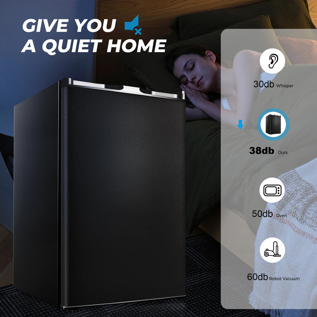 Mini Freezer,3 Cu.Ft,Single-door Compact Freezer,With Adjustable Door Opening Direction,Suitable for Home,Dormitorie,Office