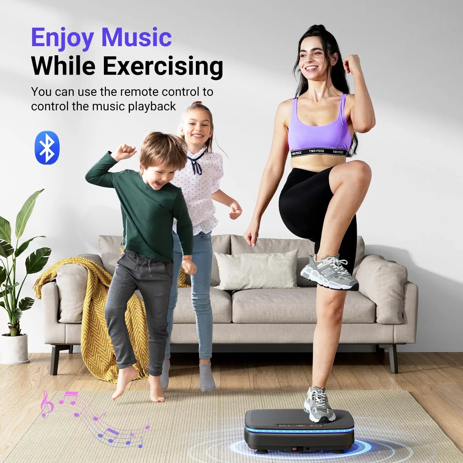 MERACH Vibration Plate Exercise Machine (MR-2439) | Whole-Body Workout Platform