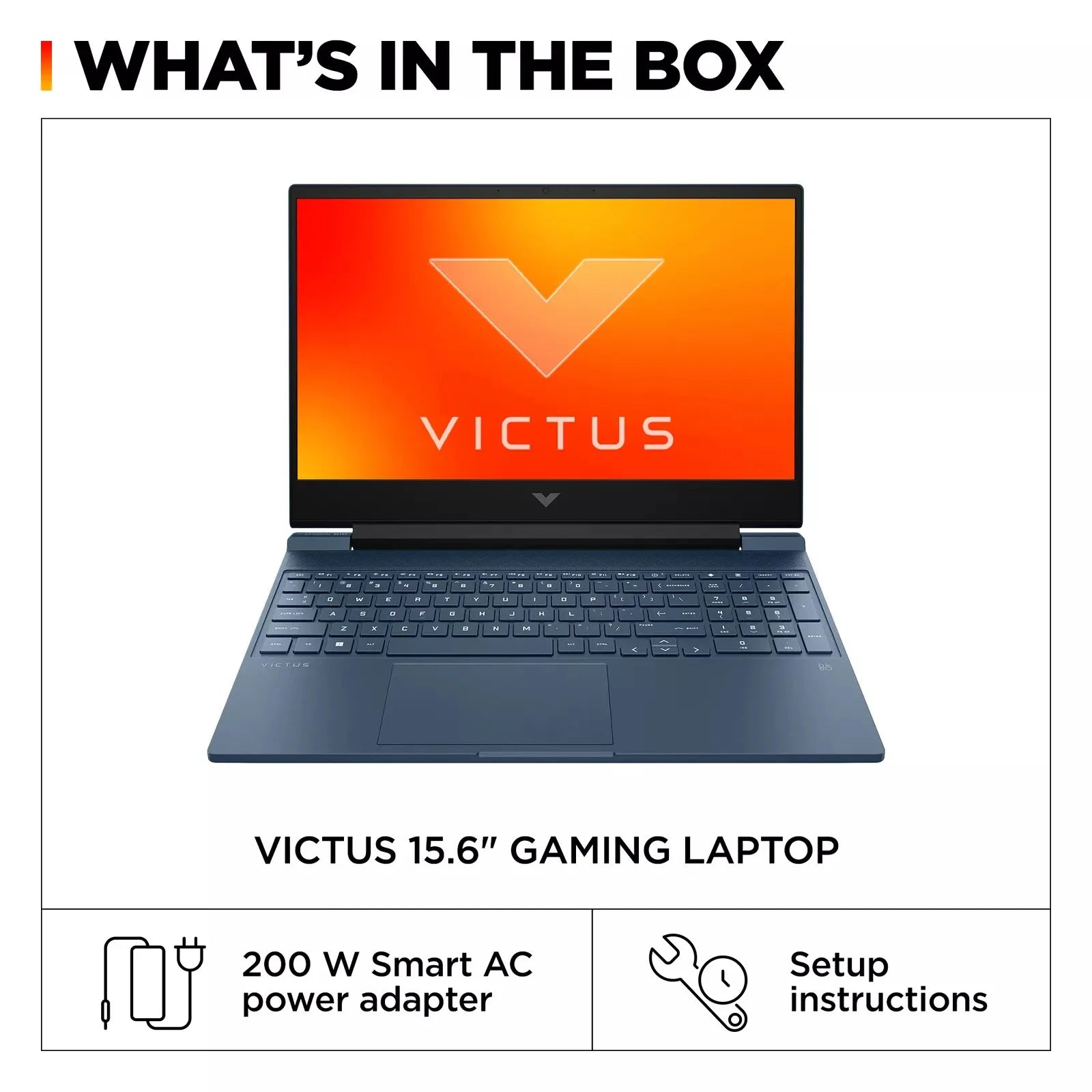HP Victus 15″ Gaming Laptop — Intel Core i5-12450H, 64GB DDR5 RAM, 4TB SSD, NVIDIA GeForce RTX 3050 4GB, 144 Hz FHD, Wi-Fi 6, Windows 11 Home (Blue)