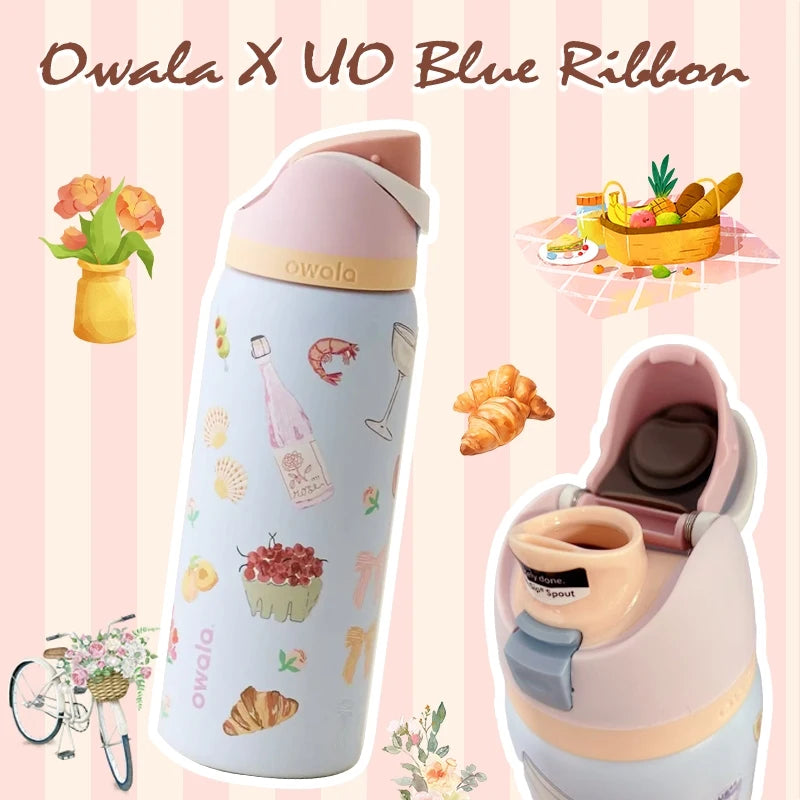 32oz sports water bottle, 2026 new color, official direct sales, North American Instagram style, best-seller, beautiful, durable