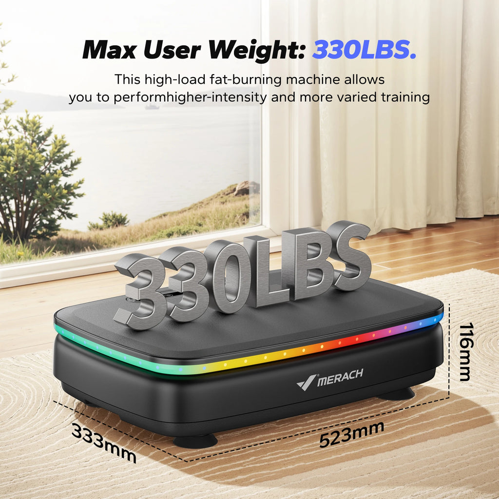 MERACH Vibration Plate Exercise Machine (MR-2439) | Whole-Body Workout Platform