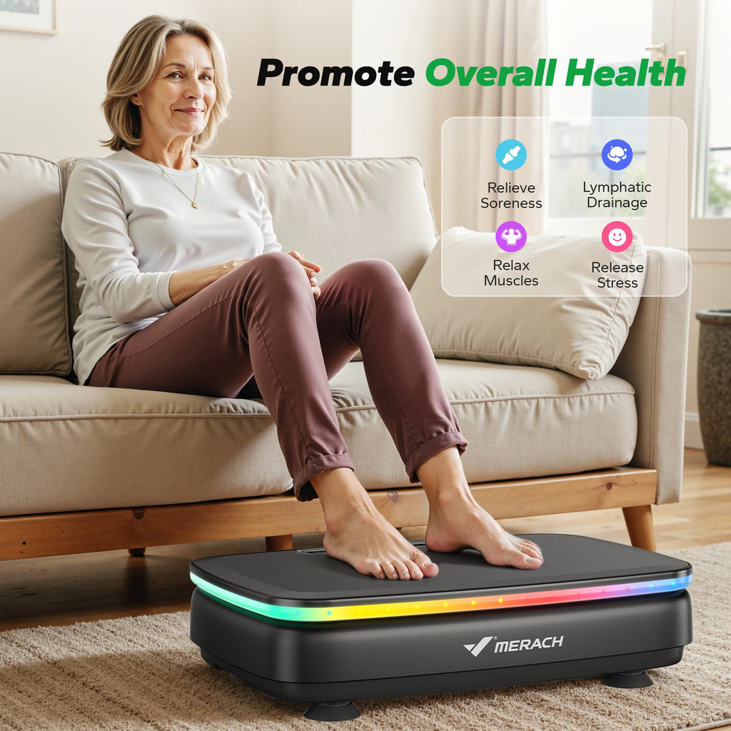 MERACH Vibration Plate Exercise Machine (MR-2439) | Whole-Body Workout Platform