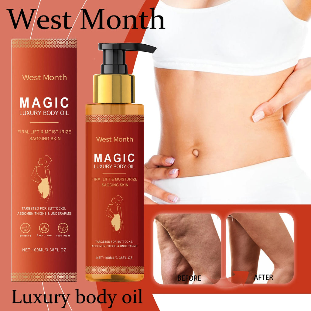 Natural Body Firming Oil Tightening Skin Enhance Skin Elasticity Deeply Nourishing Improve Smoothness Body Skin Care Oil