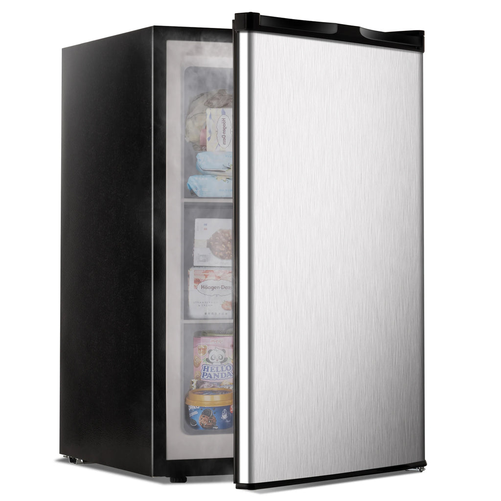 Mini Freezer,3 Cu.Ft,Single-door Compact Freezer,With Adjustable Door Opening Direction,Suitable for Home,Dormitorie,Office