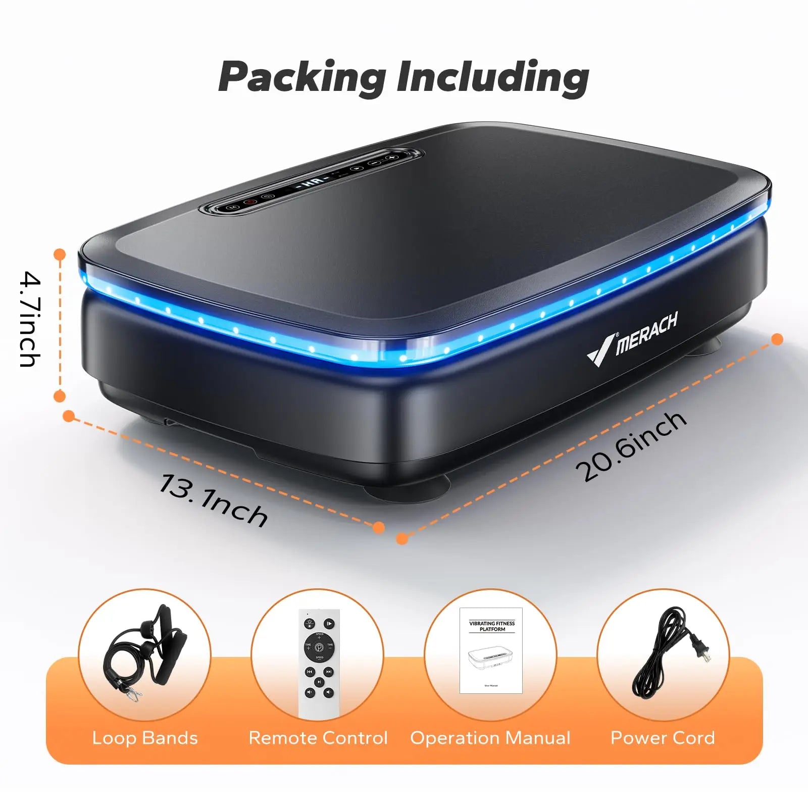 MERACH Vibration Plate Exercise Machine (MR-2439) | Whole-Body Workout Platform