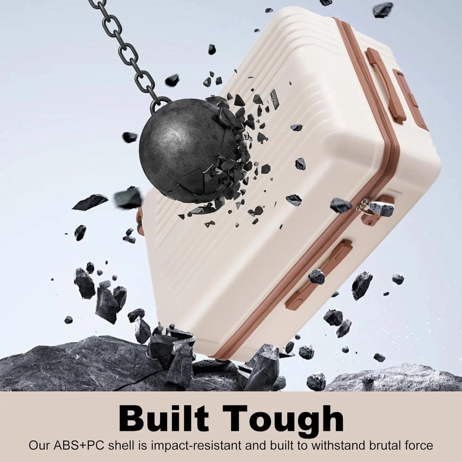 3 Piece Luggage Set With Spinner Wheel TSA Lock 20/24/28 Inch PC+ABS Hardshell Suitcase For Travel Business Carry On Luggage Set