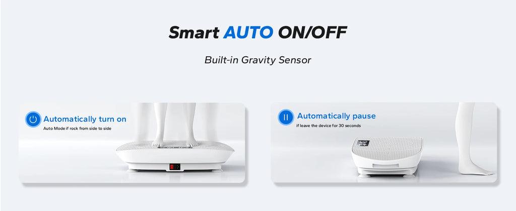 MERACH Vibration Plate Exercise Machine Whole Body Workout Power Vibrate Fitness Platform Vibration Plate Weight Loss & Shaping