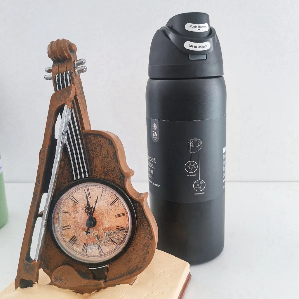 owalaa Avocado black Bottle, 32 oz, 945 ml, retains heat for over 24 h.