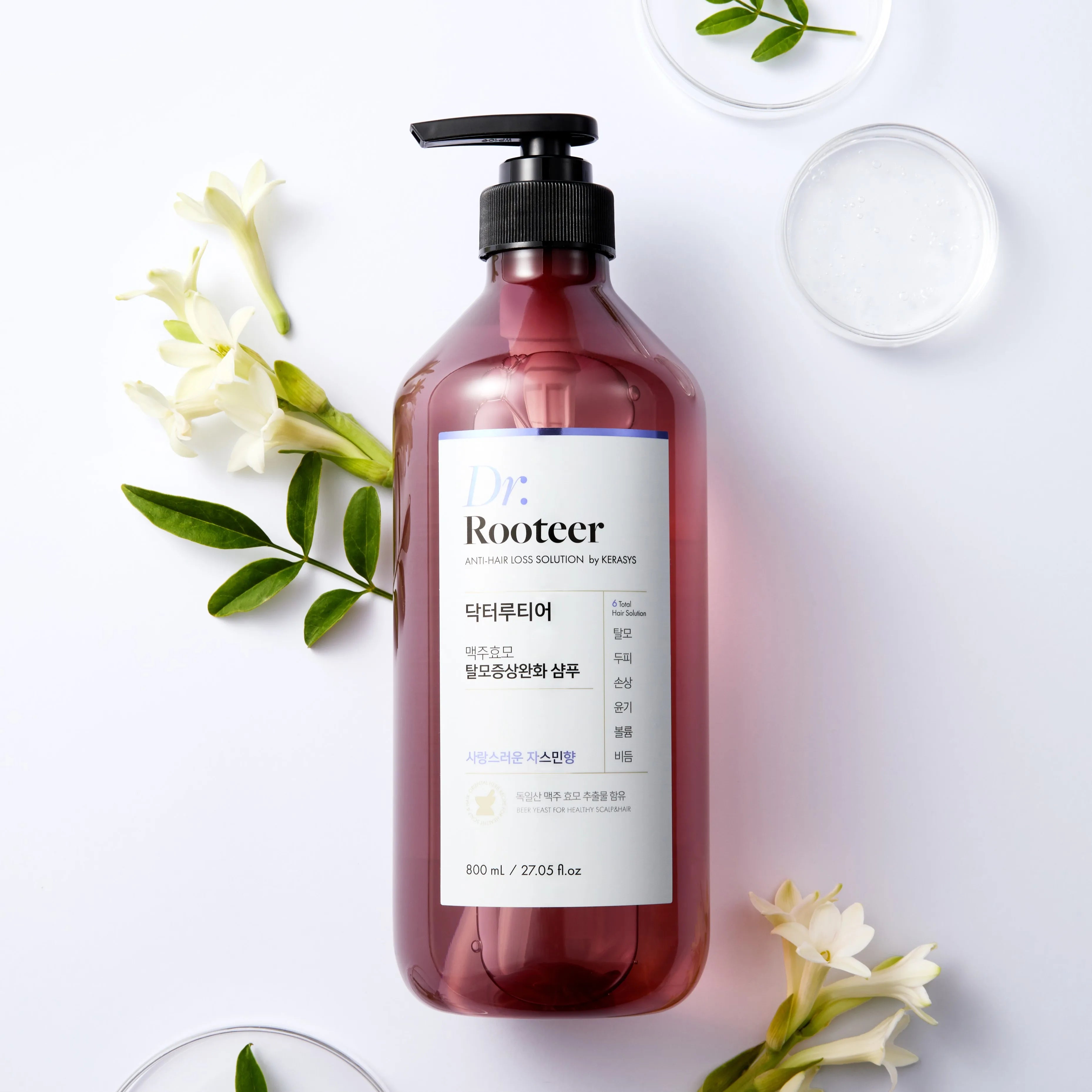 Dr.Rooteer Beer Enema Hair Loss Shampoo 800ml + 180ml Additional Care!