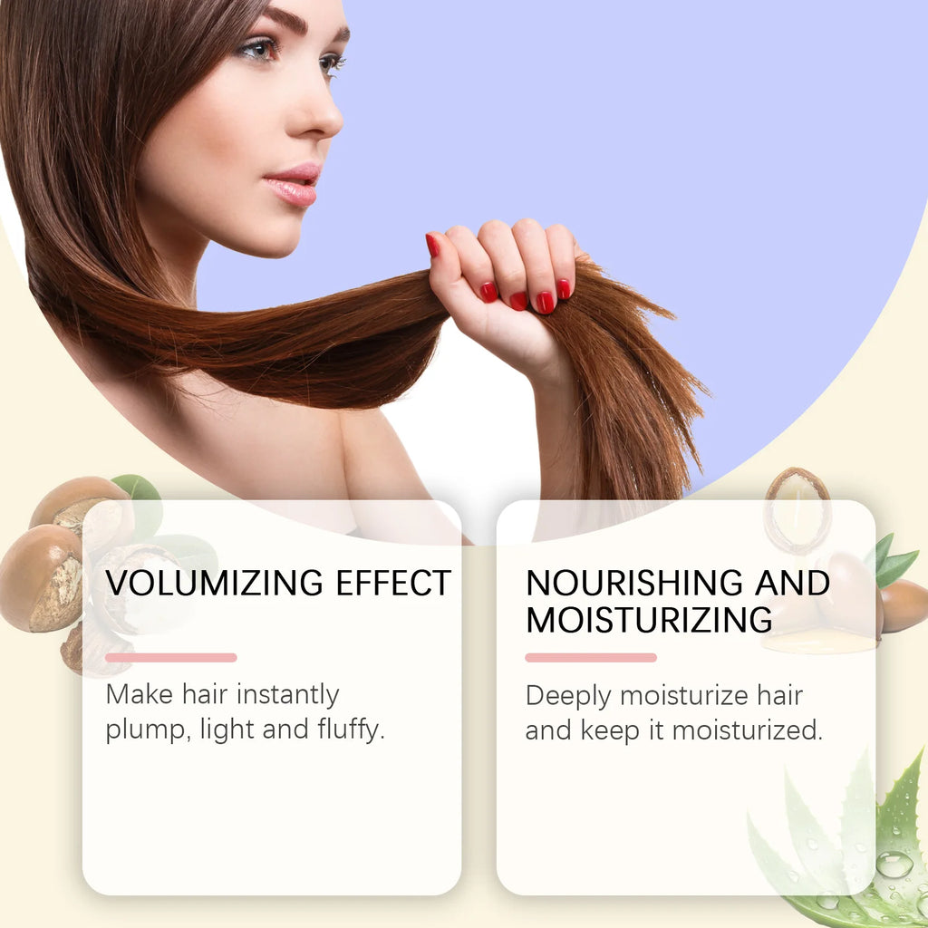 Viareline Moroccan Argan Oil Hair Care Series – Shampoo, Conditioner & Serum 3-in-1 Set