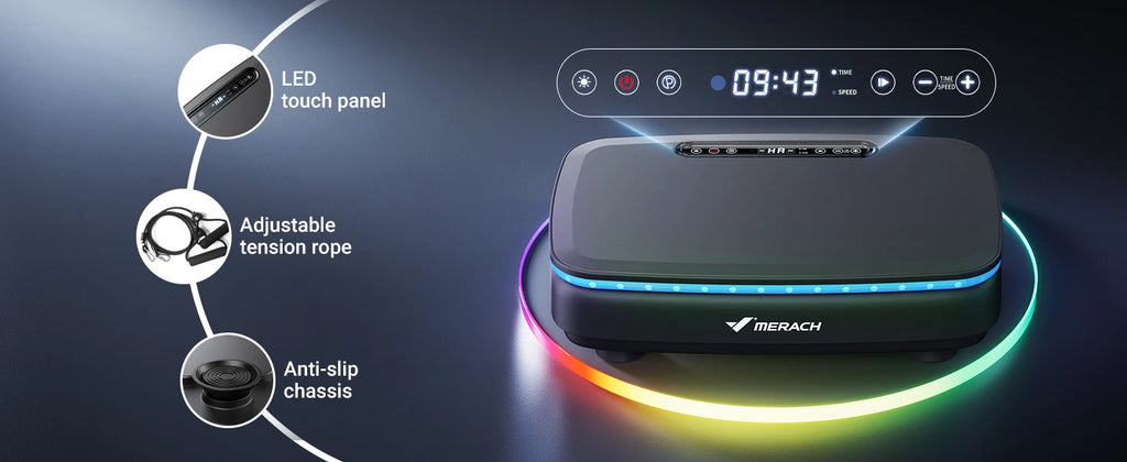 MERACH Vibration Plate Exercise Machine (MR-2439) | Whole-Body Workout Platform