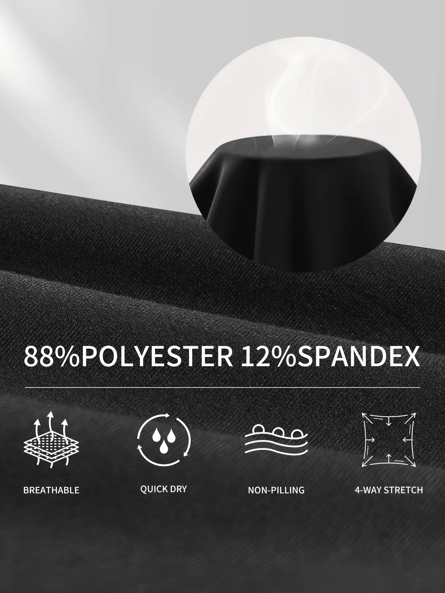 1PC Women’s Plus Size High-Waisted Black Yoga Leggings, Flexible Stretchy Comfort, Ideal for Pilates Gym Running Hiking Fitness