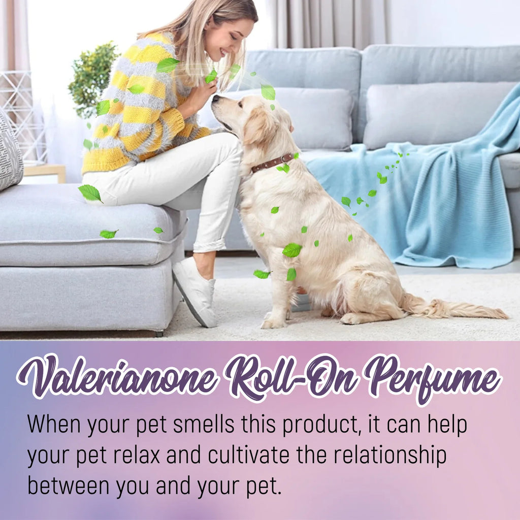 Yegbong 10ml Pet Scent Roll On Cat Dog Long Lasting Fragrance Relax Pet Emotions Deodorant Fresh Relief Dog Anxiety Aroma Roller