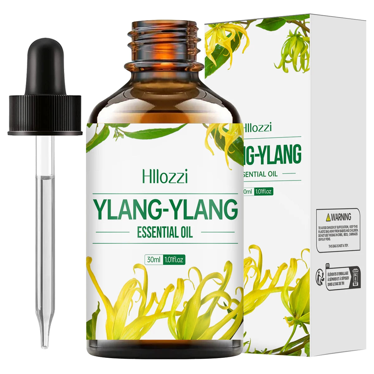 30ml/60ml/100ml Ylang-Ylang essential oil for skin care Plant extract essential oil for body care