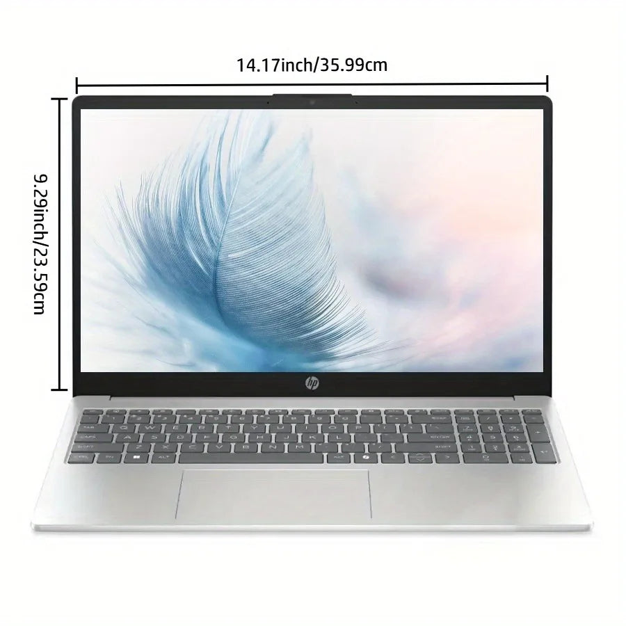 HP 15.6″ HD Touchscreen Business Laptop — Intel Core i3-1315U, 32GB DDR4 RAM, 2TB SSD, Wi-Fi 6, Windows 11 Home, Natural Silver