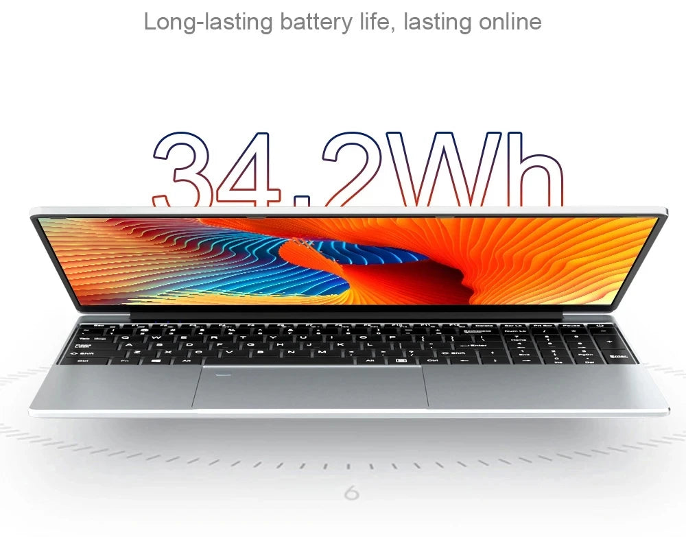 2025 15.6″ Laptop — Intel Core i7-8500Y, 16GB RAM, 1TB SSD, Fingerprint Unlock, Full HD IPS, Windows 11 Pro