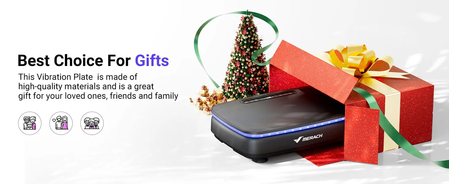 MERACH Vibration Plate Exercise Machine (MR-2439) | Whole-Body Workout Platform