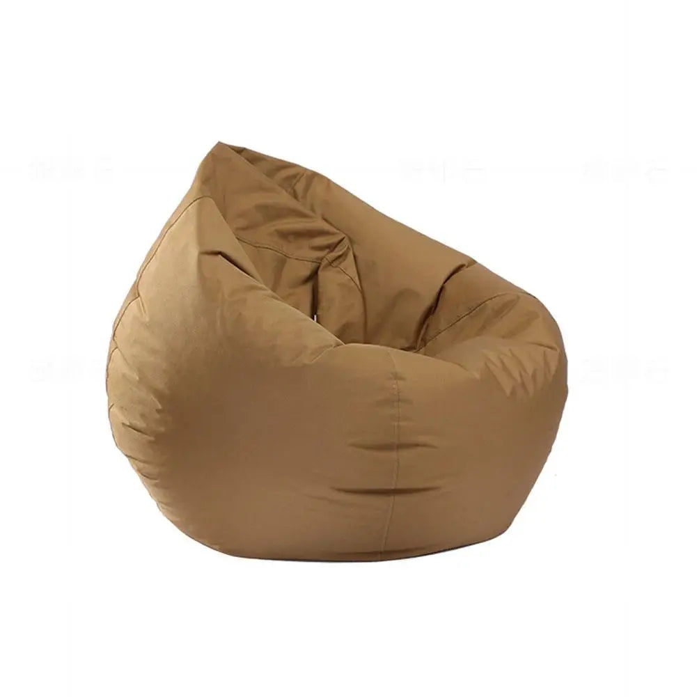 Unfilled Lounge Bean Bag Sofa Cover Home Soft Lazy Sofa Cozy Single Chair Pouf Puff Couch Tatami Living Room Durable Furniture