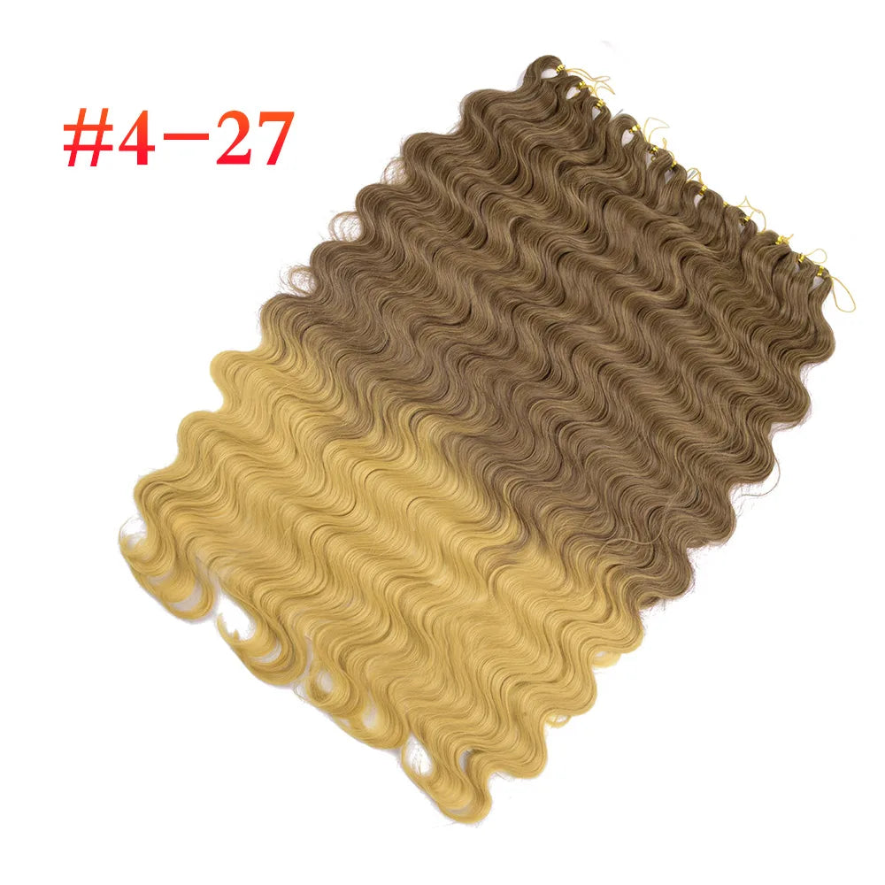 DinDong Synthetic Hair Pre-feathered Hybrid Wave Box Braids 3x King Tips Body Wave Bulk Braiding Hair Extensions 28 inch