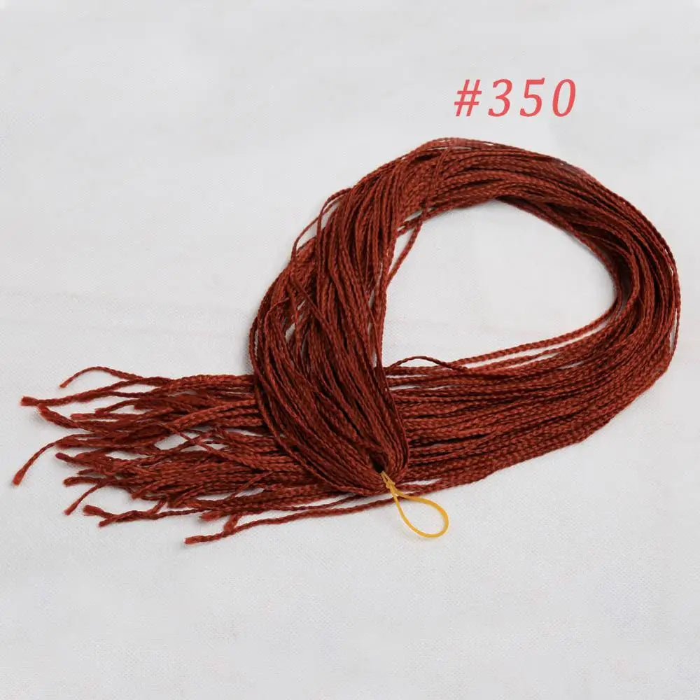 Zizi Braids Synthetic Crochet Hair Colored Box Braids Deep Wave Hair Long Senegalse Twist Braiding Hair Extensions for Russia